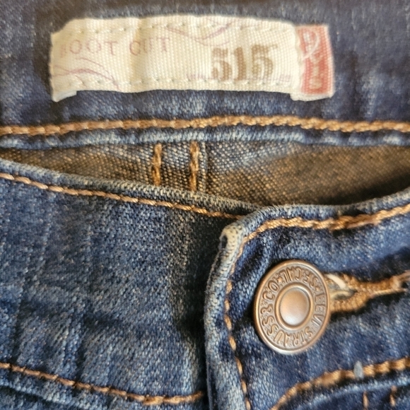 Levi's 515 Bootcut Denim Jeans Size 8 - Picture 5 of 5